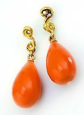 Korallen-Pampeln, Goldschnörkel