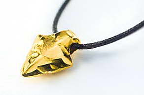 Mini Pfeilspitze, Gelbgold