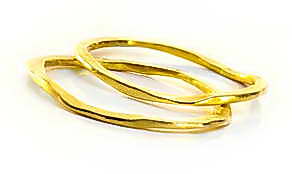 Eheringe gold, zart geschmiedet